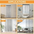 thumbnail image 6 of 2 Pcs Glitter String Curtains Doorway Beads Curtains, 39 x 79 Inch Hanging Fringe Hippie Room Divider Door String Curtain Boho Doors Tassel for Doorways, Windows, Closet, Privacy Decor, 6 of 24