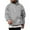Gray, variant on Dwelliawo Blue Hoodie Men Essentials Fashion Fleece Hoodies with Drawstring Long Sleeve Hooded Sweatshirts Heavyweight Pullover Hoodies 4xl