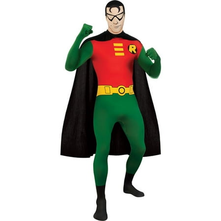 Robin Skin Suit Adult Halloween Costume, Size: Men's - One Size