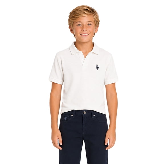 U.S. Polo Assn. Boys Johnny Collar Shirt, Sizes 4-18