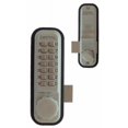 thumbnail image 1 of Lockey 2200-WH-KO Mechanical Keyless Surface  Rim Mount Slide Deadbolt With Key Override - White, 1 of 4