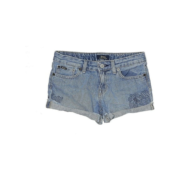 Polo Ralph Lauren BLUE Girl's Blue Denim Shorts, US 5