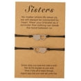 thumbnail image 6 of HGYCPP Sisters Card Bracelet 2-piece Set European and American Creative Stainless Steel Heart-shaped Good Friend Bracelet, 6 of 13