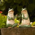 thumbnail image 2 of Melrose International LLC Frog (Set of 2) 7.5"H Ceramic, 2 of 5