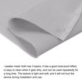 thumbnail image 3 of Uxcell Speaker Grill Cloth 20 x 63 Inch Stereo Mesh Dustproof Fabric with Buckle for Home Speaker Repair Light Grey, 3 of 4