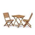 thumbnail image 1 of Pemberly Row Ensemble Bistro d'Extérieur Traditionnel de 3 Pcs en Huile Naturelle, 1 of 16