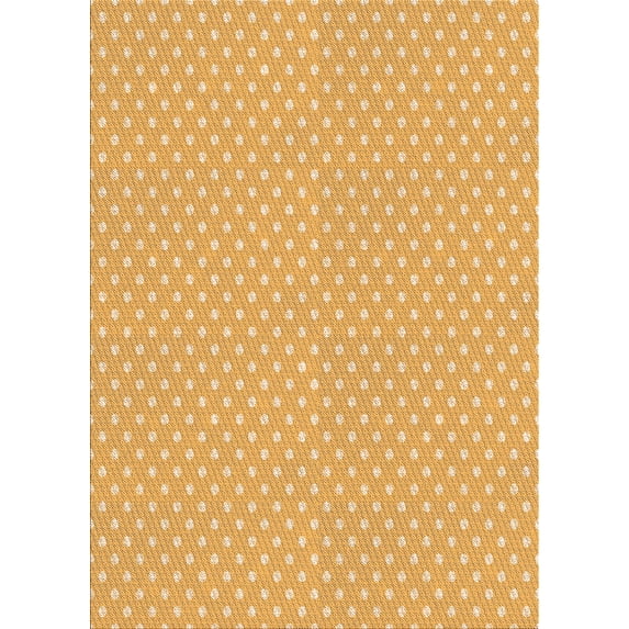 Ahgly Company Machine Washable Indoor Rectangle Transitional Chrome Gold Yellow Area Rugs, 6' x 9'