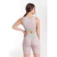 thumbnail image 4 of MAXXIM Womens Seamless Cropped Tank Top Pink Large, 4 of 5