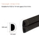 thumbnail image 2 of Cinta de sellado para puertas/ventanas de 33 pies, cinta de espuma tipo D de 1/4 pulgadas x 3/8 pulgadas color negro, 2 of 7
