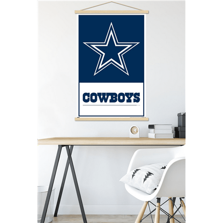 : Trends International NFL Dallas Cowboys- Logo 21 Wall Poster,  22.37 x 34.00, Poster & Mount Bundle : Sports & Outdoors