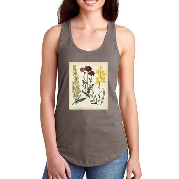 Small Garden Display Iii Racerback Tank Women -Sydenham Edwards Designs, Female Large