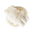 thumbnail image 3 of Round Knot Ball Pillow Round Photography Props for Home Decoration 22cm Beige, 3 of 8