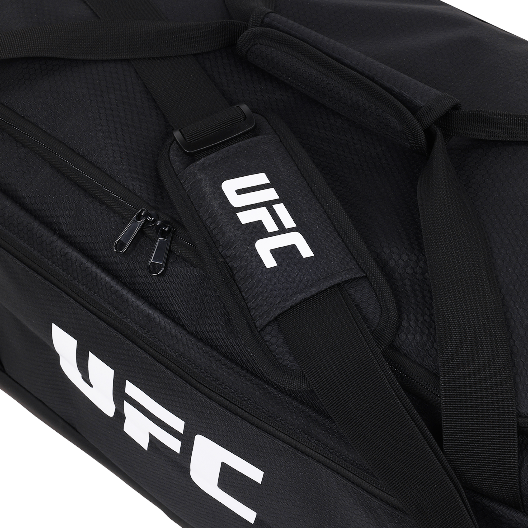 UFC Gym Bag, 25 Inch Extra Large Travel Duffel Bag for Men and Women, Shoe Compartment, MMA Workout Equipment and Sports Accessories, Black