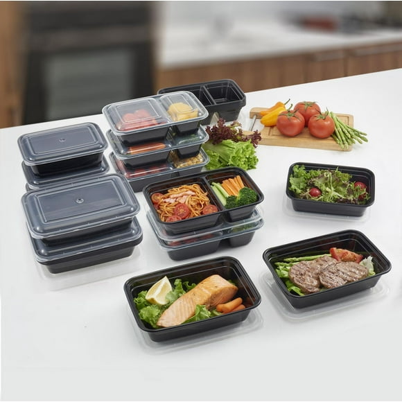 Mainstays 25PK Assorted Meal Prep Set, 3 Sizes