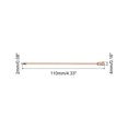 thumbnail image 2 of Uxcell Metal Cocktail Toothpicks Cylinder Drink Picks Cocktail Skewers 5Pack (Rose Gold), 2 of 8
