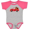 thumbnail image 3 of Inktastic Christmas Red Vintage Truck with Presents Boys or Girls Baby Bodysuit, 3 of 5