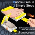 thumbnail image 4 of TEMOGU-Screen Protector for iPhone 16 Pro Max 6.9-Inch, One-Step Easy Installation with Auto-Alignment Bubble Free Box, 9H Tempered Glass Film, HD-Clear, 3-Pack, 4 of 4