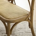 thumbnail image 4 of Linon Barton Bentwood Bench, Antique Brown/Natural, 4 of 11