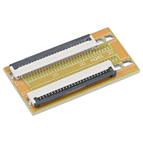 PiccoCasa 1.0mm Pitch 24 Pins to 24 Pin Extension Connector Aapter for FFC FPC Cable Extend ZIP HDD