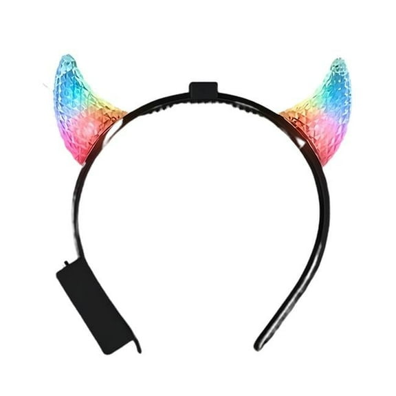 Blinkee LUCPDH-MLT Light Up Crystal Prism Devil Horns, Multi Color