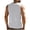 White, variant on Summer Tank Tops for Men 2026 Sleeveless Shirts Washed Vintage Distressed Crew Neck Tank Tops Button Down Tees L