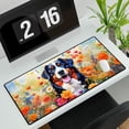 thumbnail image 3 of Welcome Spring Summer Bernese Mountain Dog Portrait Flower Blue Sky Desk Mat Full Keyboard Mouse Pad Berner Lover Gifts Large Mousepad - 12001, 3 of 5