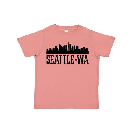

Inktastic Seattle Washington City Skyline Gift Toddler Boy or Toddler Girl T-Shirt