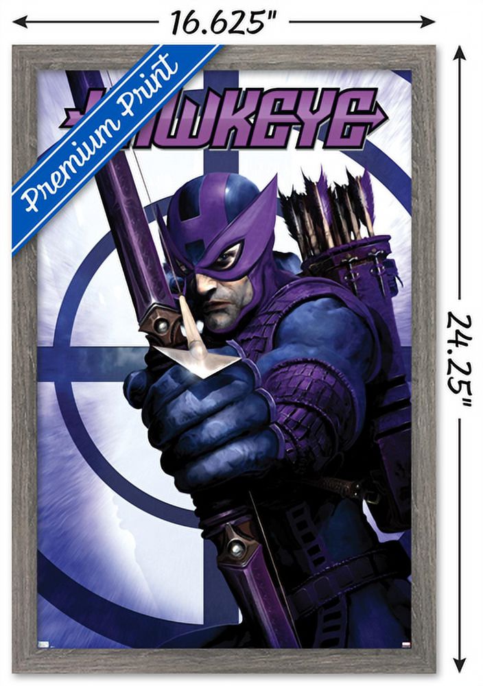 Marvel Comics - Hawkeye - Dark Reign: Hawkeye #1 Wall Poster, 14.725" x 22.375", Framed
