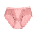 thumbnail image 2 of Sunvit-Panties Juniors Pink High Waisted Lace Panties (Size S) - Nylon Spandex, Wide Waistband, Soft for Everyday & Special Moments, 2 of 9