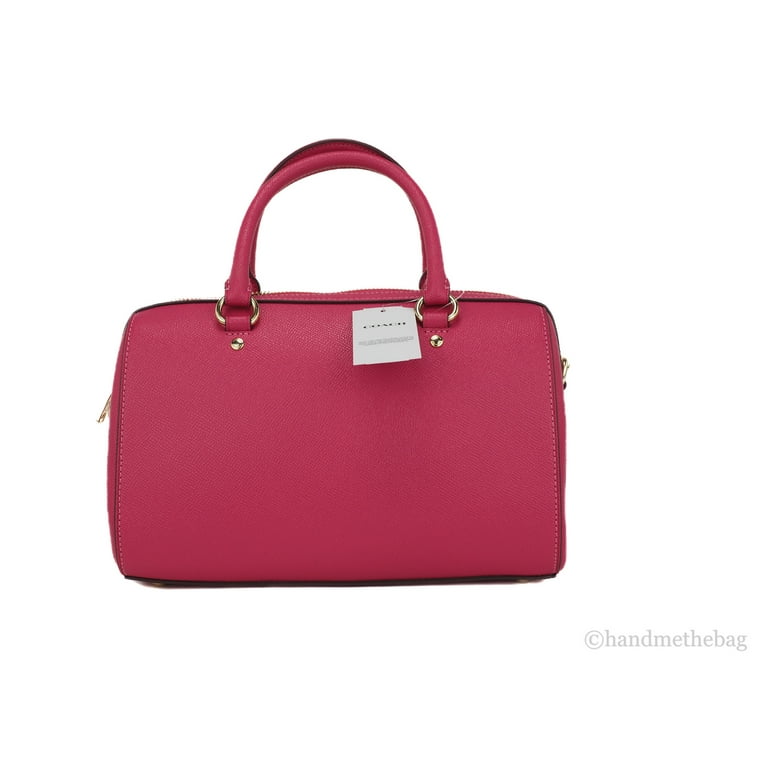 Fashion Coach Rowan Satchel in Bold Pink