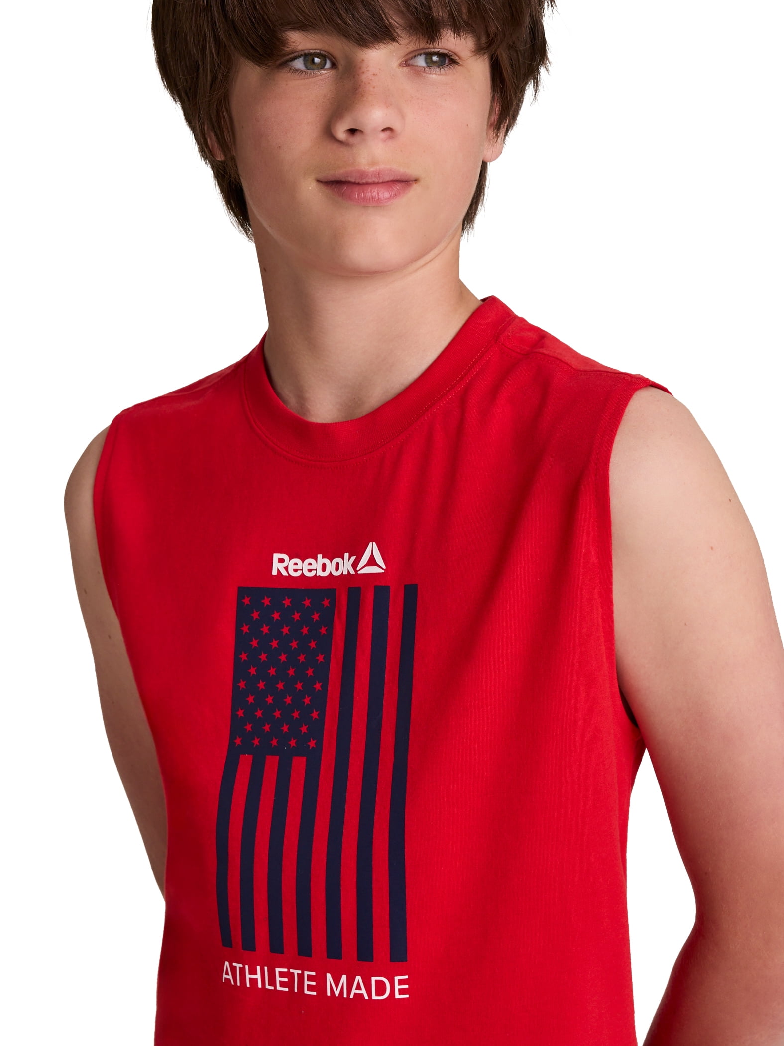 Reebok Boy’s Active Graphic Tank Top, Sizes 4-18