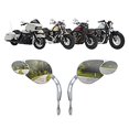 thumbnail image 2 of VPZMT Espejos retrovisores/espejos de visión dividida para Harley Davidson la mayoría de los modelos Road King Street Glide Road Glide Softail Iron 883 Iron 1200 Deluxe Fatboy Sport Glide XG500 XG750, 2 of 5