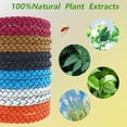 thumbnail image 6 of Mosquito Repellent Bracelet 12 Pack Adjustable Leather for Outdoor & Indoor Use, Reusable with Citronella & Essential Oils B, 6 of 6