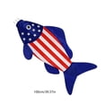 thumbnail image 2 of A Independence Day Fish Windsock With Patriotic Flag Design Weather-Resistant Fabric And Easy Hanging For Backyard Patio And Outdoor Holiday Decoration, 2 of 7