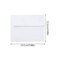 thumbnail image 3 of Miyuadkai Claerance Up To 65% Off Of Self-Sealed Envelope, Envelopes Colored Self Seal for Wedding Invitations Greeting Cards Announcements Photos (White), 1*Envelope, 3 of 5
