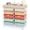 Rainbow, variant on Rolling Storage Cart with 10 Drawers, KK KINGRACK Drawer Cart with Sturdy Frame for Craft Office School Storage, Rainbow