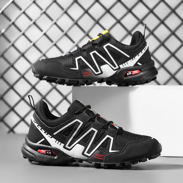 Zapatos Calzado de camping para hombre, de senderismo transpirables para deportes al aire libre (negro 46) DQrwqpou Tenis De Mujer Tenis De Hombre