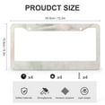 thumbnail image 3 of 2 PCS Ballerina Girls License Plate Frame Ballet Dancer License Plate Frame License Plate Shield Frame Quality Aluminum Metal 2 Hole for Men/Women, 3 of 6
