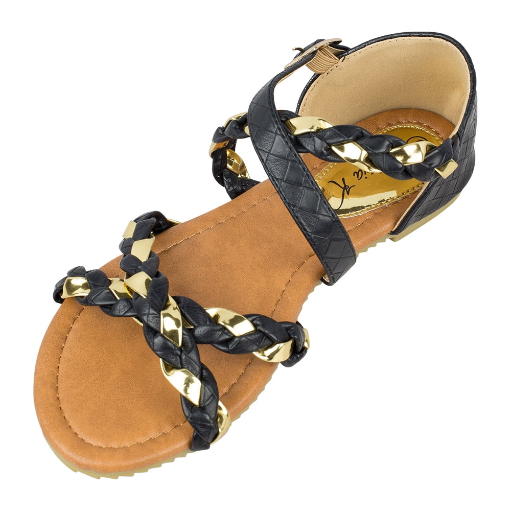 Victoria K Braided Fashion Sandals - Walmart.com