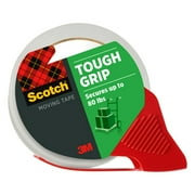 Scotch Tough Grip Moving Packing Tape, Clear, 1.88 in. x 65.6 yd., 1 Tape Roll