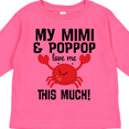 thumbnail image 4 of Inktastic Mimi and Poppop Love Me Boys or Girls Long Sleeve Toddler T-Shirt, 4 of 5