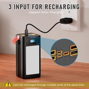 PGYOB Portable Charger Power Bank 50000mAh , 120W Super Fast Charging with SOS Light&LED Display , Battery Backup for Laptop/IPhone/Android, for Camping ,Home Backup ,RV Trips ,Emergency Power