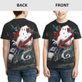 thumbnail image 3 of Ghostbusters Youth Unisex T-Shirt Crewneck Short Sleeve Double-Sided Print Tee Shirts Top For Boys Girls Kid Teen Large, 3 of 6