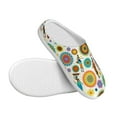 thumbnail image 3 of Lsque Beautiful African Womens Pattern Womens Comfort Cotton on Scuff With Memory Foam and Anti-skid Sole Slipper-42/43, 3 of 7