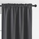 thumbnail image 4 of Blackout Curtain Panel Pair | 63 Inch Wide x 52 Inch Long | Noise Reducing Insulated Overlay | Elegant Window Drapes for Bedroom | Easy Install | Home Decor | Single Curtain Included, 4 of 9