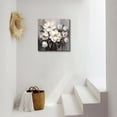 thumbnail image 6 of HFDF Bathroom Wall Art - White and Gray Flower Decoration, 10x8inch Unframed, 6 of 6