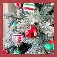 thumbnail image 4 of Navideñas 6cm Decoración Navideña Adornos Árbol 30 Esferas Xtellar Rojo, 4 of 4
