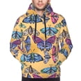 thumbnail image 4 of Hoodies for Men - Butterfly cute Long Sleeve Comfrt Men'S Fashion Hoodies & Sweatshirts, Sweatshirts for Men Hoodies Pullover Clothing Clothes with Pouch, 4 of 7