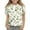 Beige, variant on WTOBBY Toddler Girls Floral Print Short Sleeve T-Shirt Top - Casual Kids Shirt with Round Neck for Summer, School, and Everyday Wear,Beige 100