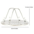 thumbnail image 3 of up to 65% off karymi Outdoor Stainless Steel Baking Bread Rack Bread Grill Pan Camping Picnic Grill Foldable Grill Pan Camping Gear Hiking Accessories Mens Gifts, 3 of 8